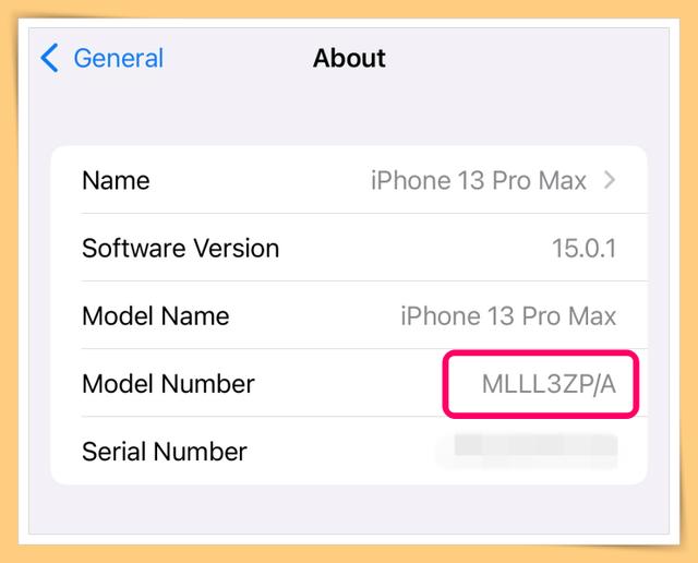 怎么查看蘋果手機(jī)型號(hào)（教你分辨iPhone型號(hào)號(hào)碼的方法）(4)