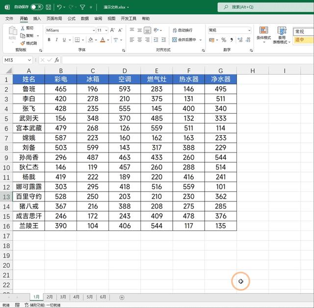 如何全選excel的表格（excel表格提高效率的方法）(9)
