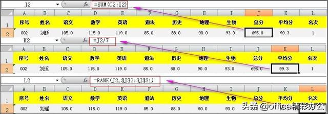 excel成績(jī)表怎么做（用excel做成績(jī)表詳細(xì)操作方法）(3)