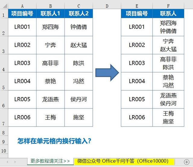 單元格換行怎么操作（單元格里打字如何換行）(1)