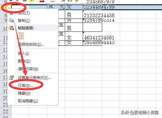 如何調(diào)整表格的行高和列寬（分享幾種調(diào)整excel表格行高與列寬方法）(4)