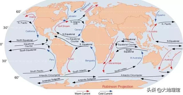 五大洲七大洋地圖簡圖（世界海洋是如何劃分的）(7)