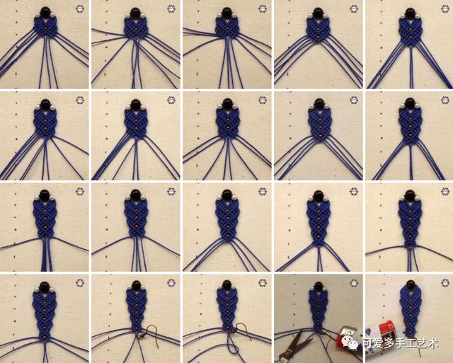 水晶手鏈編織教程（各種圓珠子手鏈搭配大全）(46)
