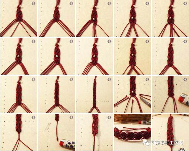 水晶手鏈編織教程（各種圓珠子手鏈搭配大全）(71)