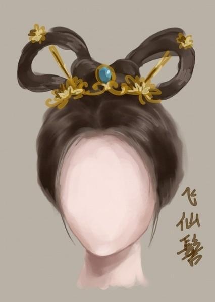 古代女子發(fā)髻（中國(guó)古代女子發(fā)型大盤點(diǎn)）(17)