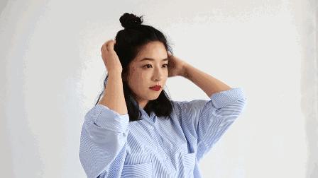 怎樣扎丸子頭簡單好看（怎么扎減齡又好看的丸子頭）(15)
