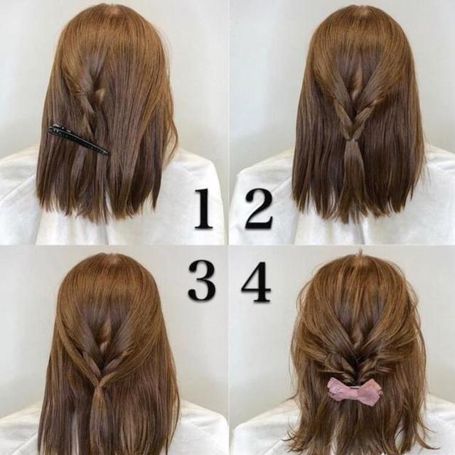 編頭發(fā)的步驟及圖片（適合女生發(fā)型編發(fā)教程）(5)